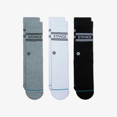 Шкарпетки (комплект) Stance BASIC 3 PACK CREW Multi (A556D20SRO-MUL) A556D20SRO-MUL фото
